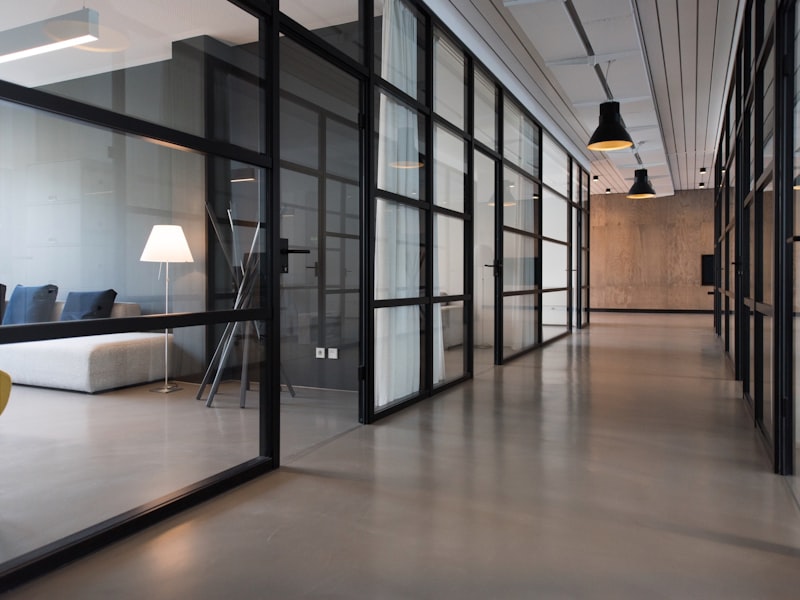 Modern office workspace