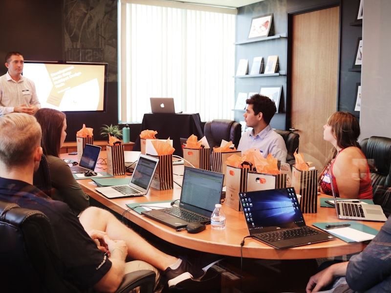 Professional team collaboration meeting
